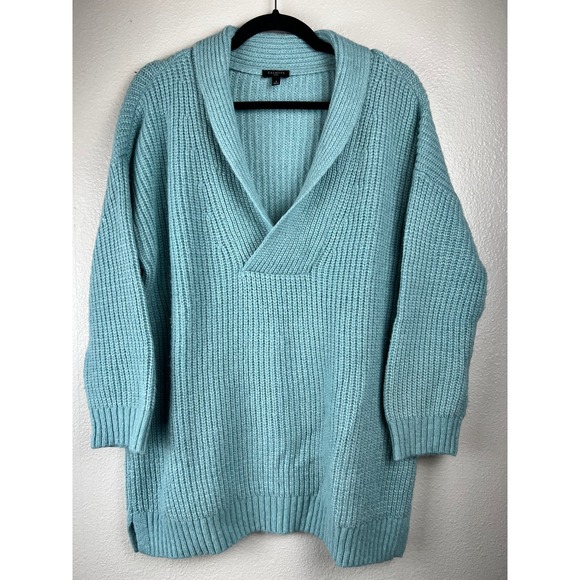 Talbot’s Sweaters - Talbot’s Plus Shawl Neck Sweater Seafoam Green Size X